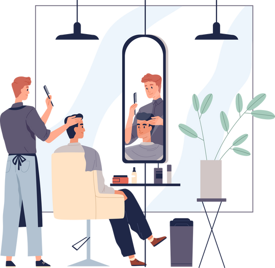 Hair Salon Illustration